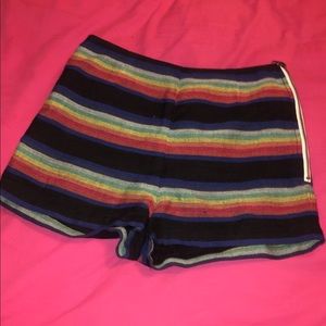 Boutique rainbow high waisted shorts!